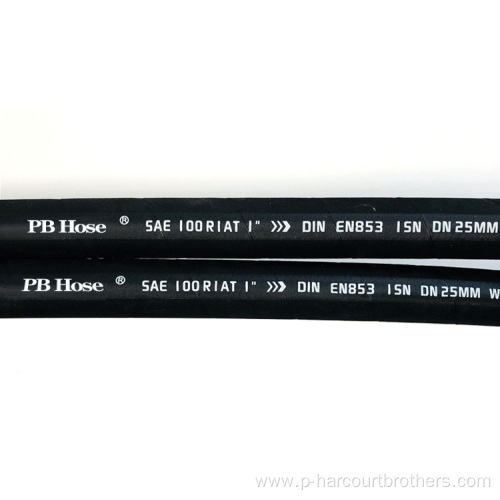 High pressure Nbr DN6 DN10 DN19 DN25 hydraulic hose SAE100R1